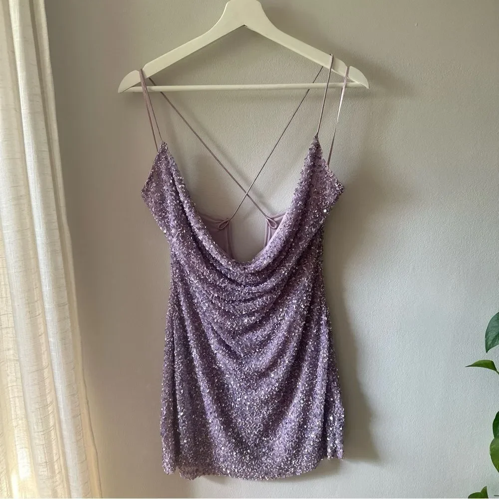 Retrofête Mich Sequin Mini Dress - Picture 4 of 13